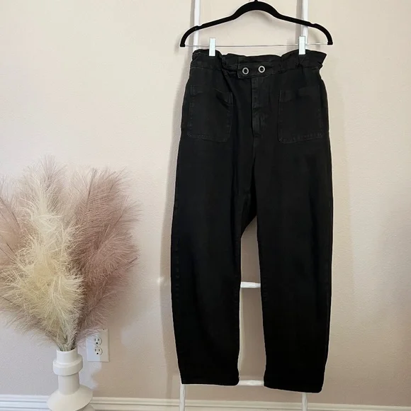 Paperbag Love Zara Collection ZARA Z1975 BAGGY PAPERBAG JEANS